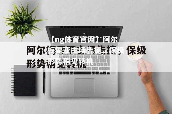 【ng体育官网】阿尔梅里亚主场告捷，保级形势稍见转机